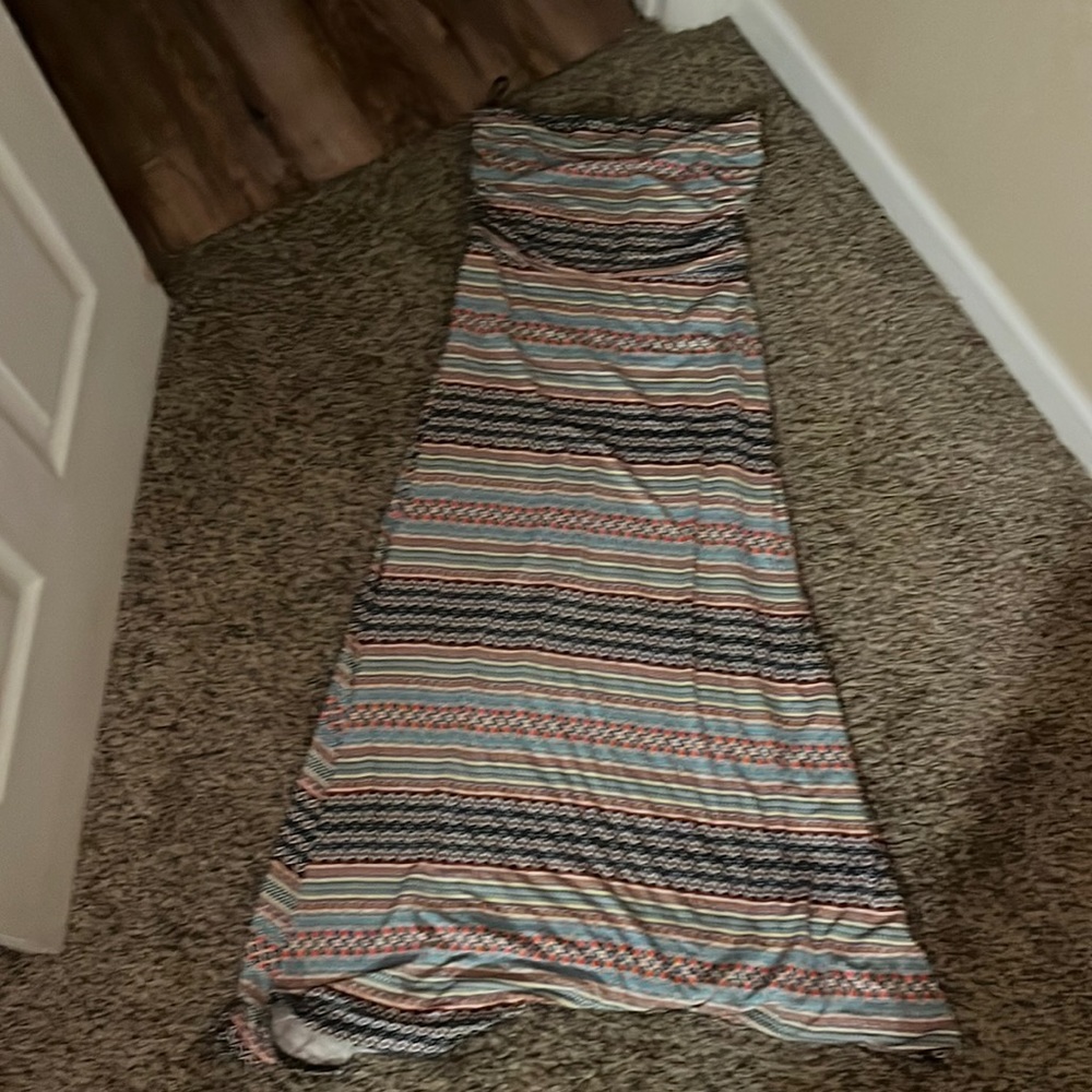 Strapless long dress